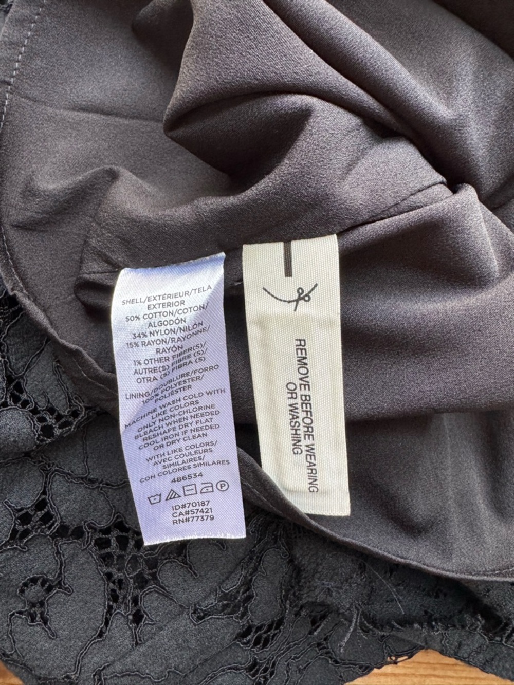 Ann Taylor Black Lace Dress 10 - Picture 6 of 6